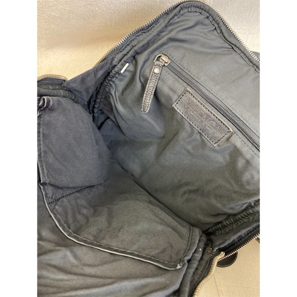 Valencia  Holland Black Woven Basketweave Washed Leather TK48 Backpack main image 7